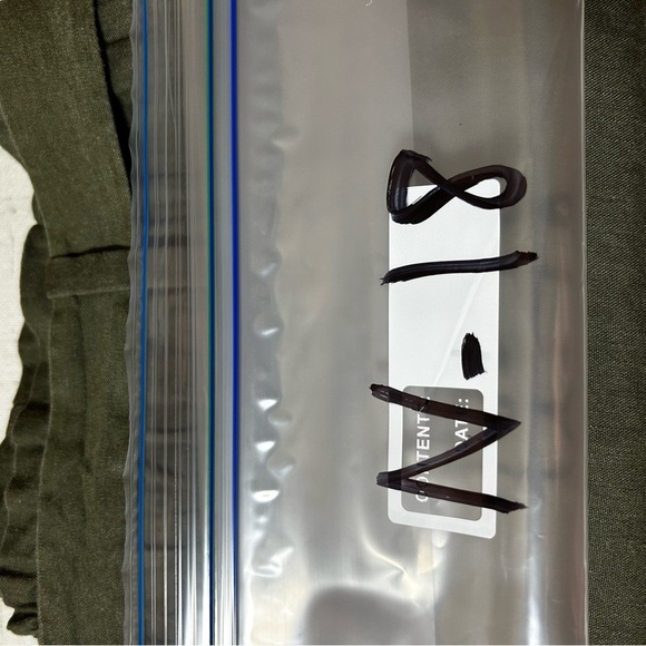 J.Jill Olive Green Linen Blend Wide Leg Paperbag Waist Tie Detail Pants Size L - Picture 6 of 6